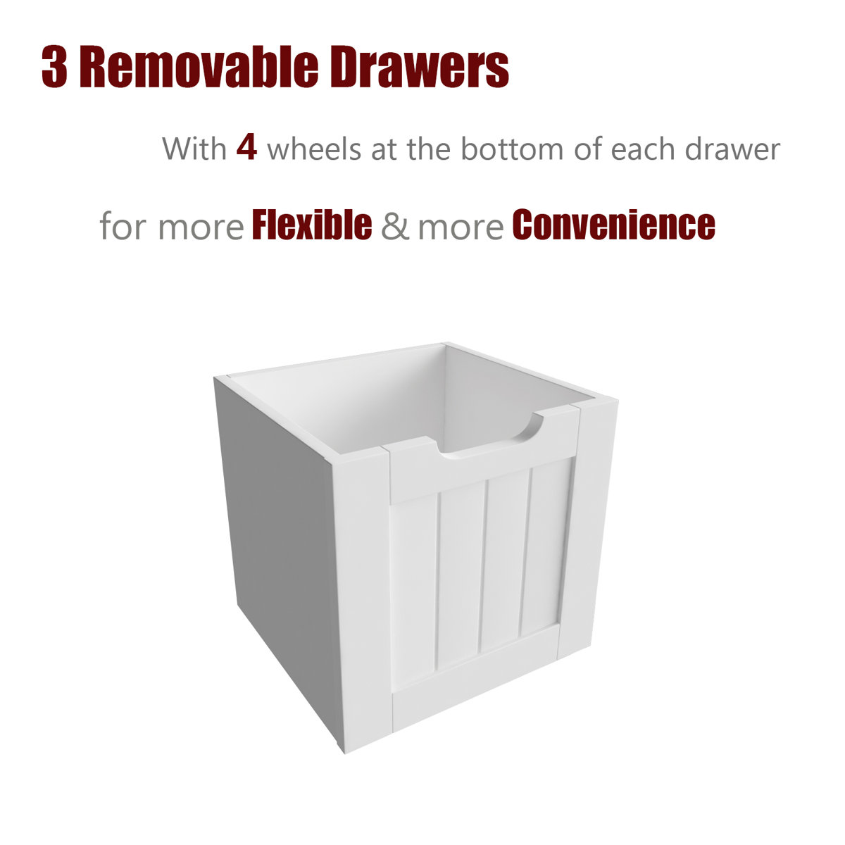 Kalb 39.4"W x 35.4'' H Toy Box and Organizer